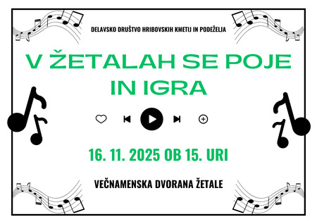 V Žetalah se poje in igra 25